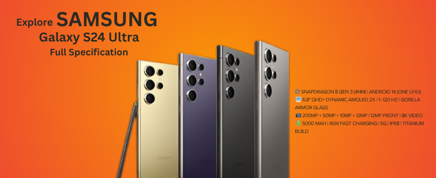 Samsung Galaxy S24 ultra details specs